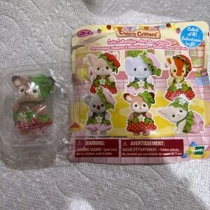 Calico Critters Baby Collectible Figure - Green and Red